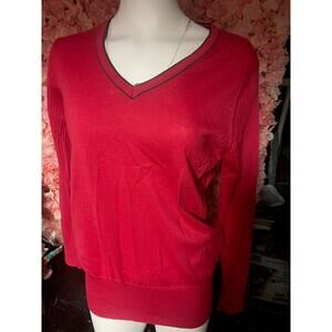 Dark Hot Red Pink XL Nike Golf Sweater